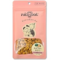 Amazon.co.jp: nico cook 天然 真鯛キューブ 犬 猫 ペット おやつ 魚